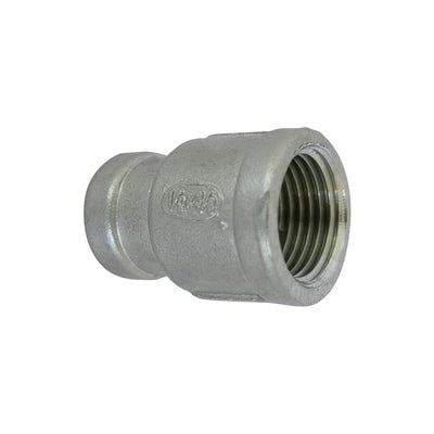 Manicotto di riduzione ff acciaio inox 1 x 1/2