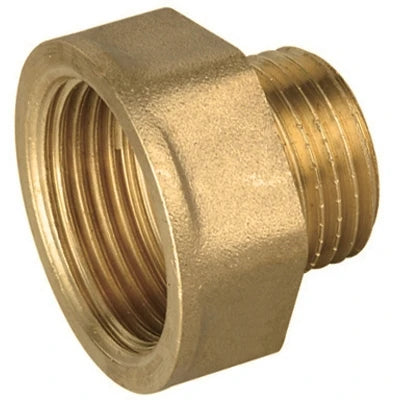 Prolunga ridotta fm in ottone giallo ibp 1/2 x 3/4