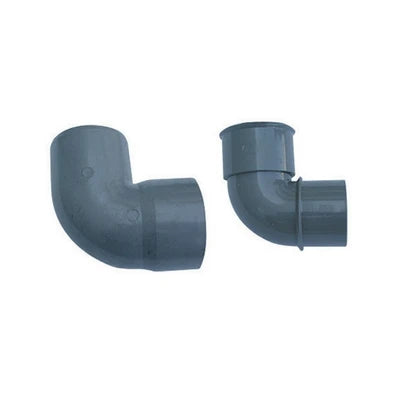 Curva 87 30 mf pvc grigio diam. 100