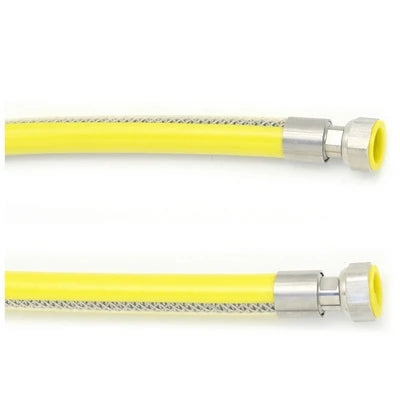 Tubo flessibile in acciaio ff per gas cm. 100