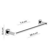 Porta asciugamani 35 cm a parete di Gedy serie Edera Plus - Cromato by CeramicStore | Lo specialista del tuo bagno