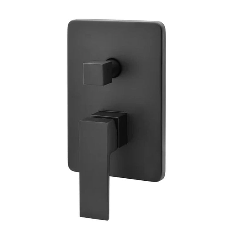 Mitigeur monocommande de douche Rubiflux Collection Arkon avec inverseur à deux voies – Coloris noir mat