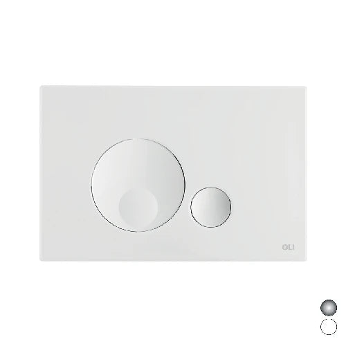 Placca doppio scarico globe cromo lucido