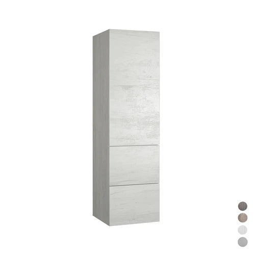 Colonna con un anta dx h124 mod. unika 35x32 5xh.124 olmo scuro