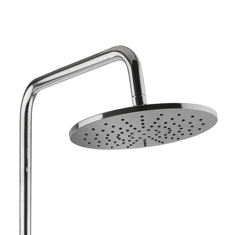 Colonna doccia DocciaGo Collezione Pluton meccanica con miscelatore, tubo, soffione, doccetta, laccio doccia  - Finitura Cromata