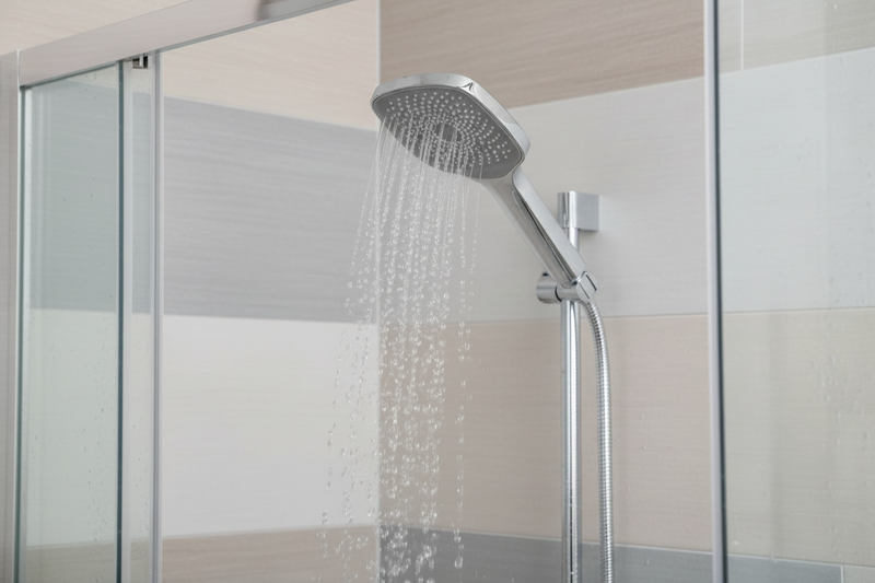 Doccino DocciaGo Collezione Pluton monofunzione in ABS - Finitura Cromata