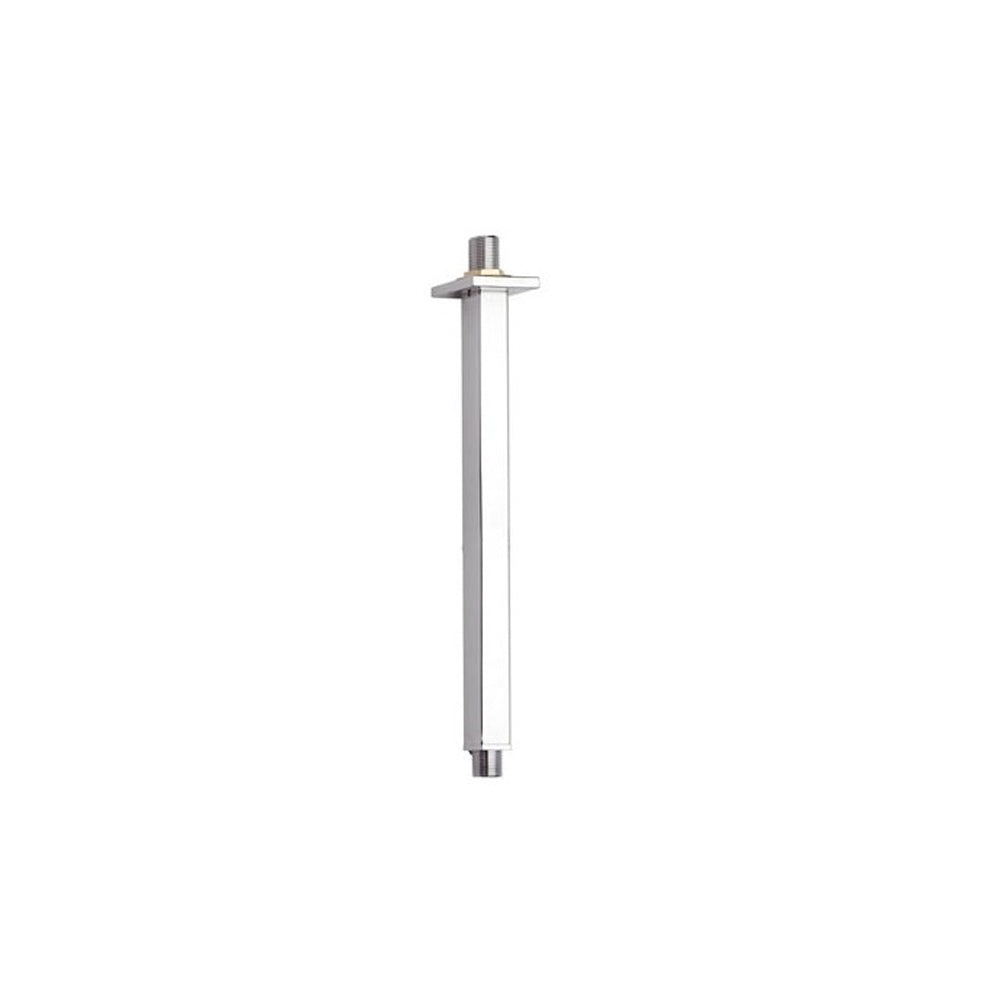 Braccio doccia quadro a soffitto lungo 36 cm in ottone cromato by CeramicStore | Lo specialista del tuo bagno