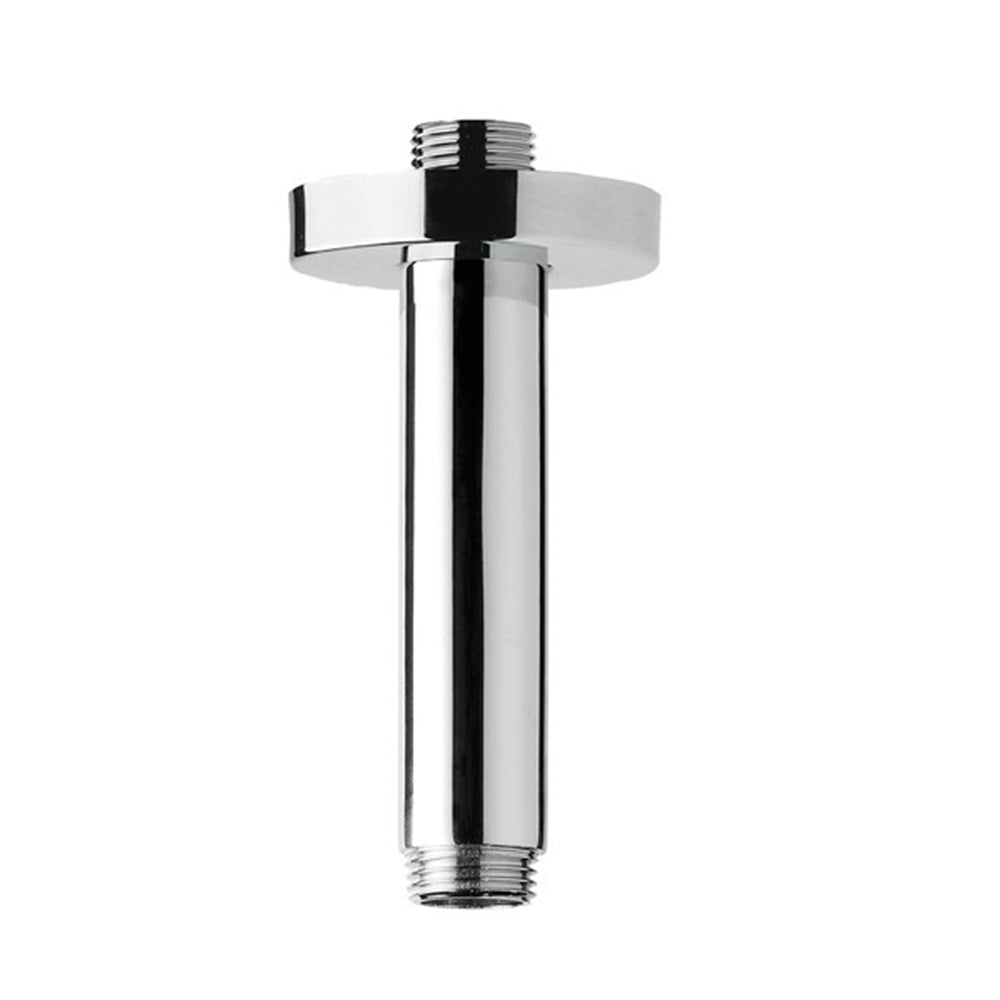Braccio doccia tondo a soffitto 34 cm in ottone lucido by CeramicStore | Lo specialista del tuo bagno