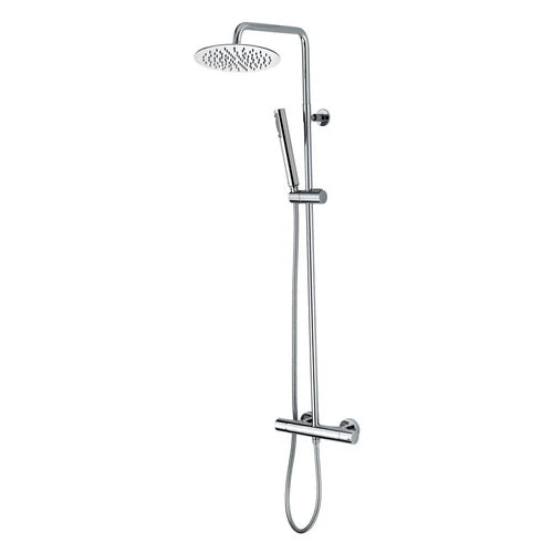 Colonna doccia tetis l10143 con miscelatore termostatico cromo
