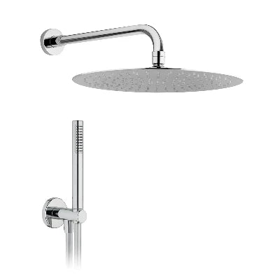 Kit soffione doccia tondo soff. d. 250 braccio l. 350