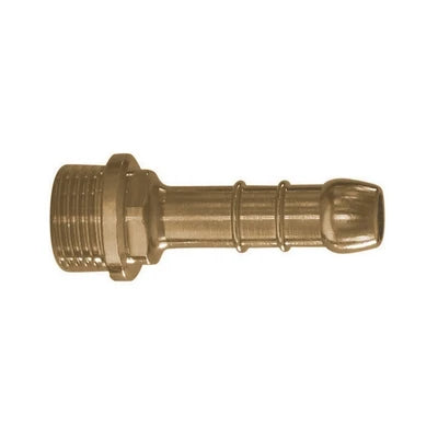 Male gas hose-tail fitting compliant with standards, 1/2 x 14