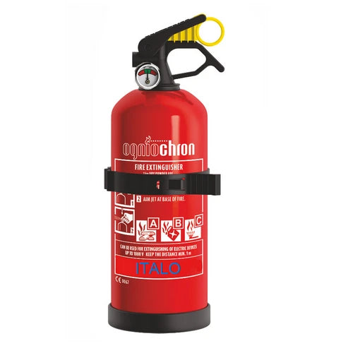 Estintore a polvere kg 6 valvola in ottone