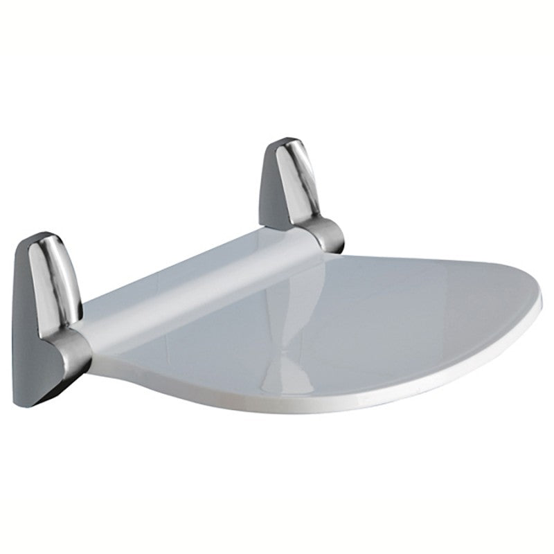 Sedile doccia ribaltabile per doccia Gedy modello Sound di Gedy - Bianco/Cromato by CeramicStore | Lo specialista del tuo bagno