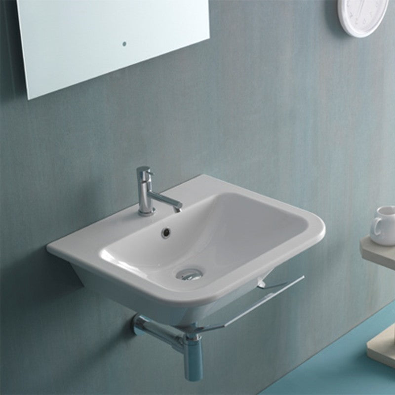 Lavabo Sospeso Stone 55.48 Ceramica Globo SSN11.BI by CeramicStore | Lo specialista del tuo bagno
