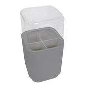 Porta testine per spazzolino elettrico da appoggio Gedy serie Seventy - Grigio