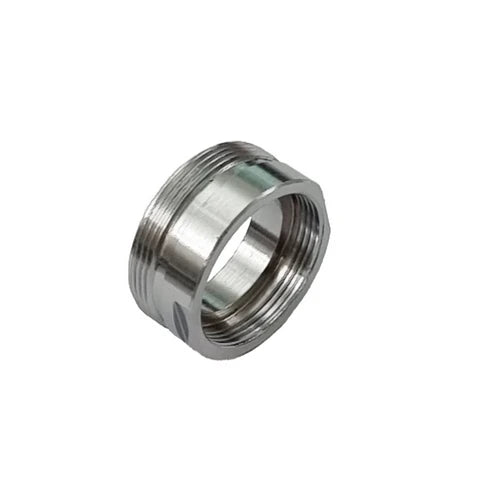 Raccordo in ottone cromo 28m-24f 28x1m 24x1f