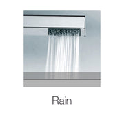 Set doccia Ares con soffione in acciaio ultraslim, miscelatore termostatico 2 vie e set duplex by CeramicStore | Lo specialista del tuo bagno