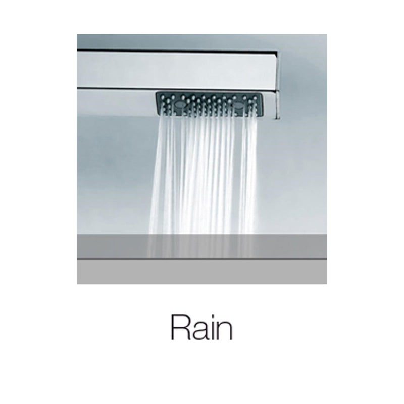 Set doccia Ares con soffione in acciaio ultraslim, miscelatore termostatico 2 vie e set duplex by CeramicStore | Lo specialista del tuo bagno