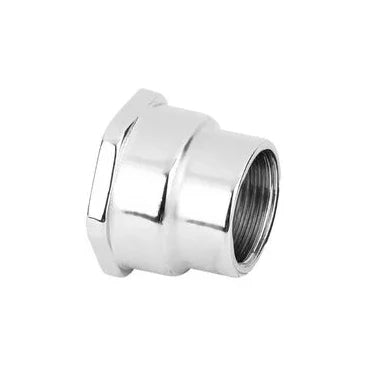 Manicotto ridotto ff ottone cromo 1/2 x 3/4