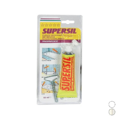 Sigillante siliconico supersil 60 ml bianco