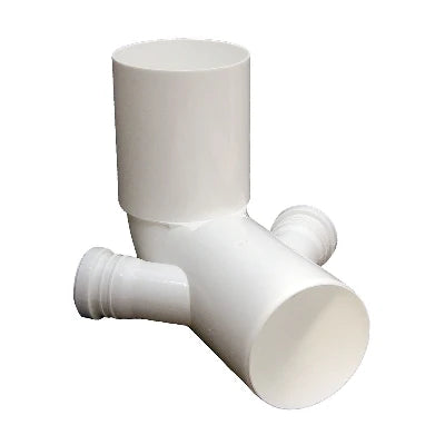 Curva wc alta d. 110 in pp con 2 attacchi d. 40