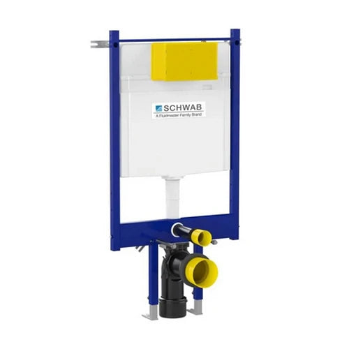 Modulo per wc sospeso cassetta schwab incasso duplo wc 199 slim 3-6 lt
