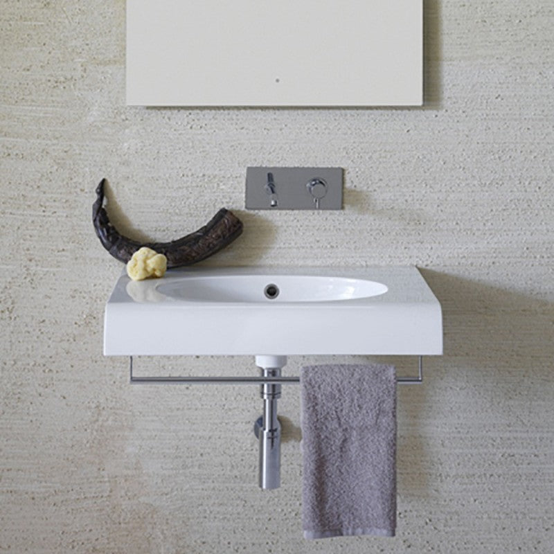 Lavabo Sospeso Ceramica Globo Bowl+ 60x50 BP060.BI by CeramicStore | Lo specialista del tuo bagno