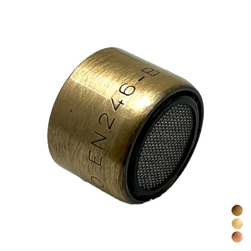 Aeratore con filtro femmina 22x1 f 22x1 bronzato