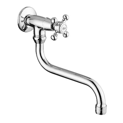 Rubinetto snodo con bocca orientabile serie viola cromo