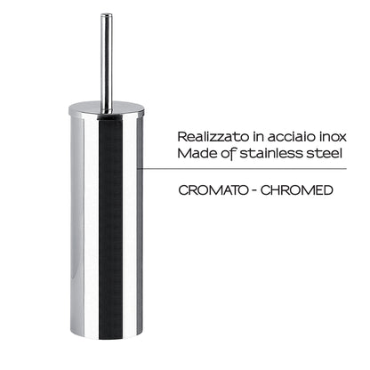 Scopino in Acciaio Inox e Cromall Gedy serie Felce - Cromato by CeramicStore | Lo specialista del tuo bagno