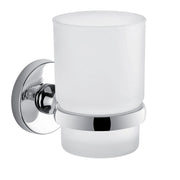 Portaspazzolini in Acciaio Inox e Cromall Gedy serie Felce - Cromato