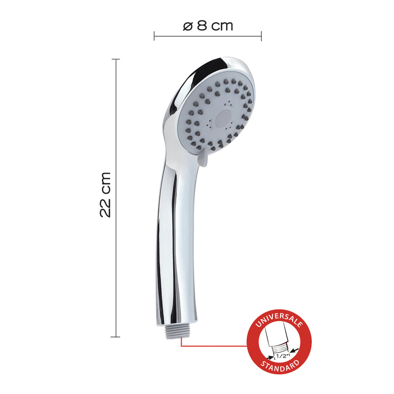 Doccetta 3 getti modello Star 01 di Gedy - Cromato by CeramicStore | Lo specialista del tuo bagno