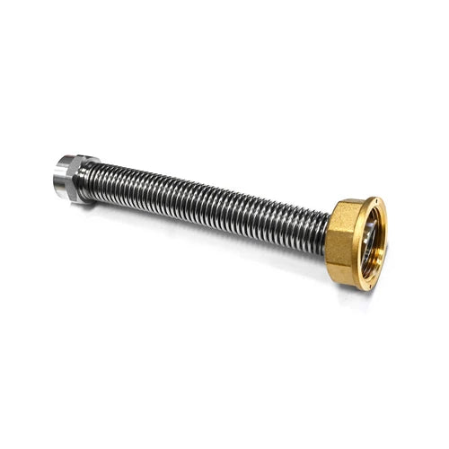 Flessibile inox per contatore gas ff cm. 20 1 1/4 x 3/4