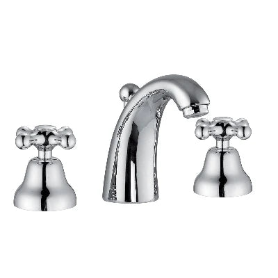 Batteria lavabo canna alta serie marea cromo