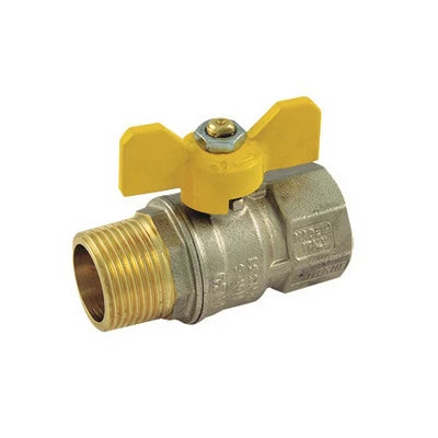 Valvola a sfera per gas mf con leva farfalla 1 dn 23 5