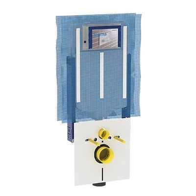 Cassetta incasso con staffa combifix sigma8 per wc sospeso geberit 6-3lt