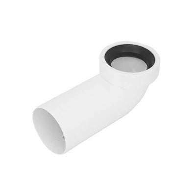 Curva bianca wc htsb con guarnizione valsir diam. 110 90