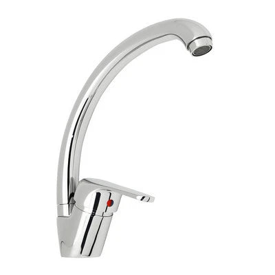 Monocomando lavello monoforo canna alta serie ines hydrall cromo