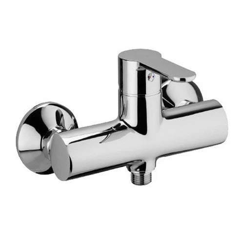 Miscelatore monoc. esterno doccia senza accessori linea blu cromo