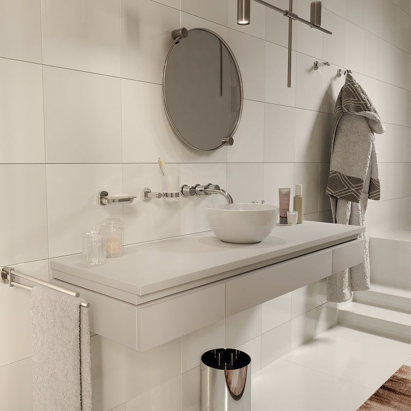 Portasapone inamovibile a parete di Gedy serie Edera Plus - Cromato by CeramicStore | Lo specialista del tuo bagno