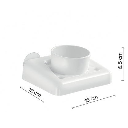 Portaspazzolini di Gedy serie Junior - Bianco