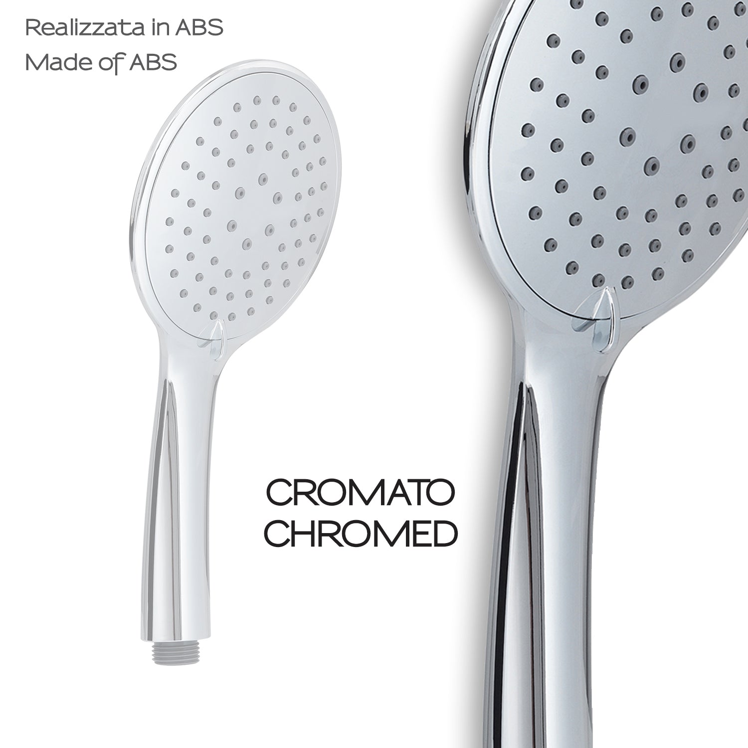 Doccetta tonda a 3 getti modello Tech 02 di Gedy - Cromato by CeramicStore | Lo specialista del tuo bagno
