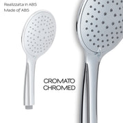 Doccetta tonda a 3 getti modello Tech 02 di Gedy - Cromato by CeramicStore | Lo specialista del tuo bagno
