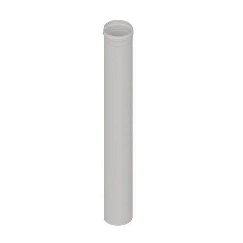 Elemento diritto in acciaio aisi 304l mt 0 50 per cappe diam. 140 bianco