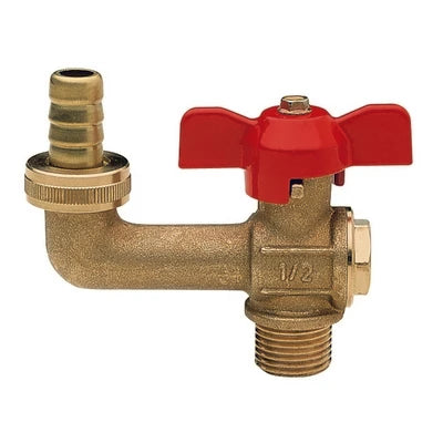 Rubinetto portagomma a sfera per giardino 1/2 dn 15 bar /217.5psi