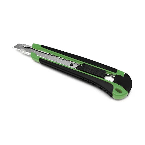 Cutter gryn 9mm c/impugnatura antiscivolo in gomma -