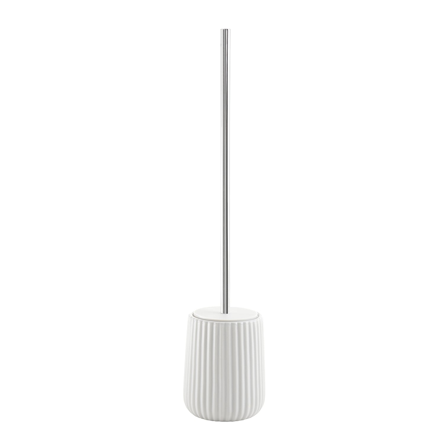 Scopino da appoggio Gedy modello Marika con ciuffo in setole - Bianco by CeramicStore | Lo specialista del tuo bagno