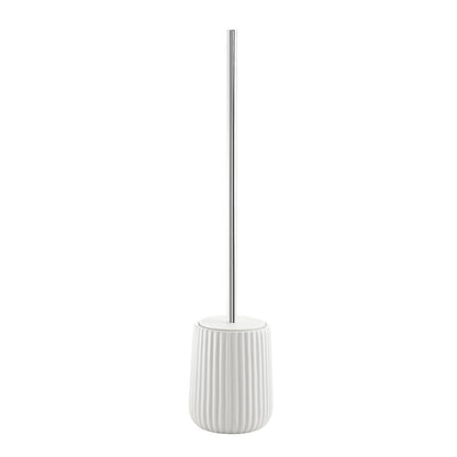 Scopino da appoggio Gedy modello Marika con ciuffo in setole - Bianco by CeramicStore | Lo specialista del tuo bagno