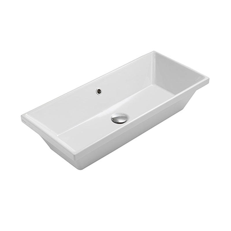 Lavabo da Incasso 75X34 Ceramica Globo Stockholm FO075.BI by CeramicStore | Lo specialista del tuo bagno