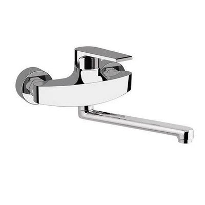 Miscelatore monocomando lavello a muro linea artic cromo